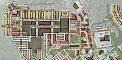 aerial map of orchards mall plan